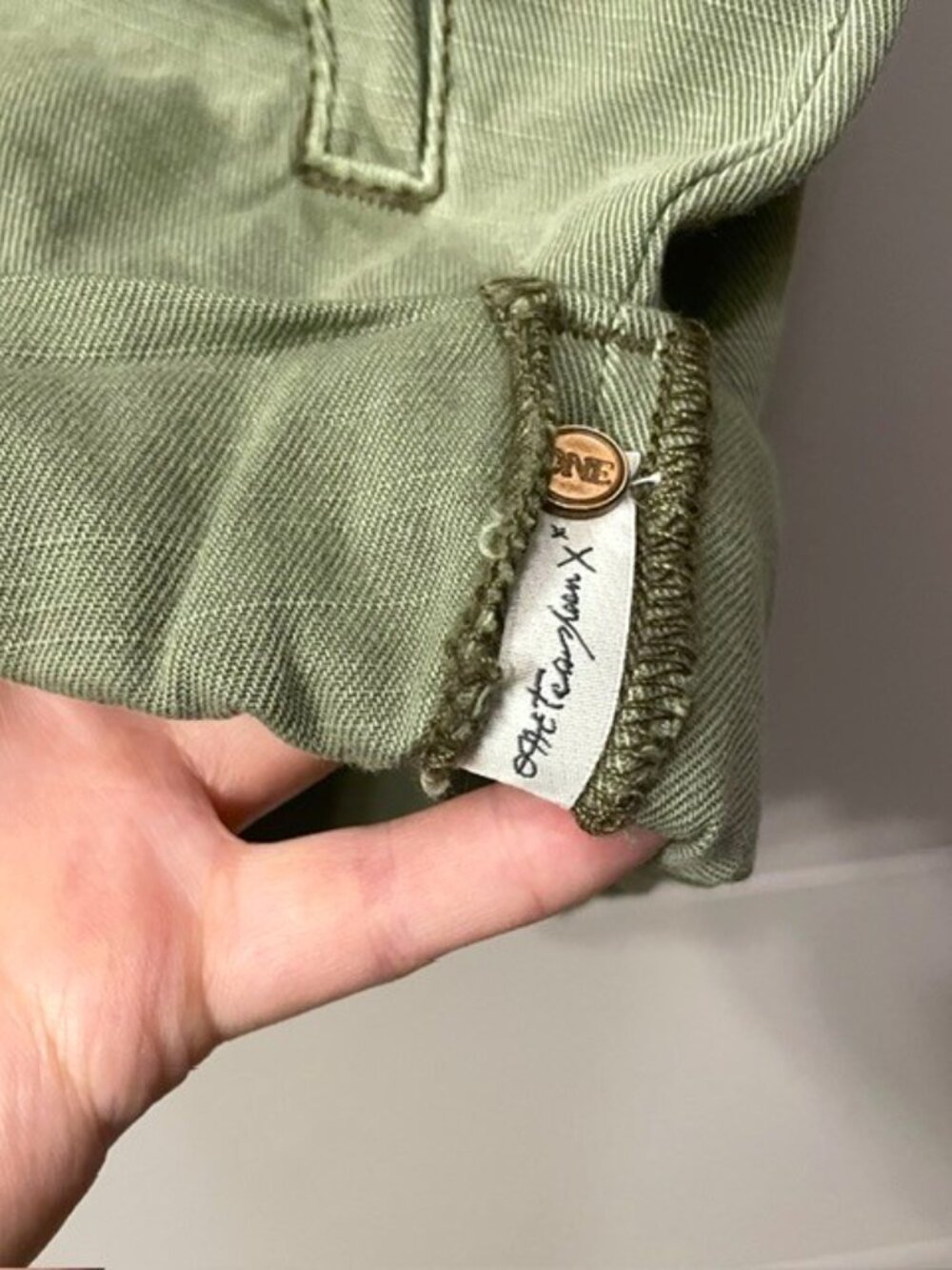 NWT One Teaspoon Braxton Mini Utility Jumpsuit Romper Green Size Small - Picture 10 of 16